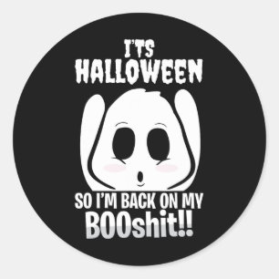 Adesivo Halloween Ck No Meu Boo Boo, Bolas Engraçadas