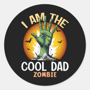 Adesivo Halloween Correspondendo à roupa de Zombie do Pai