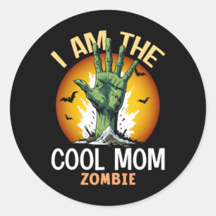 Adesivo Halloween Correspondendo Legal Mãe Zombie Costume