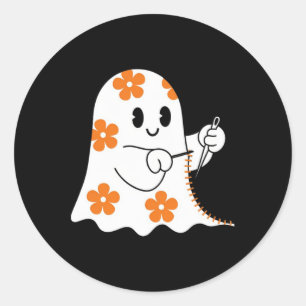 Adesivo Halloween Costume Costume Fazendo Ghost Boo Engraç