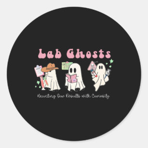 Adesivo Halloween Costume Ghost Teacher Laboratory Lab Tec