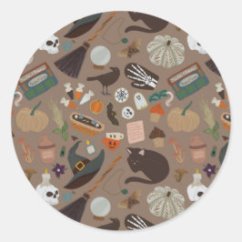 Adesivo Halloween Cottagecore