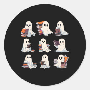 Adesivo Halloween Cute Ghost Leia Mais Livros "Spooky Boo"