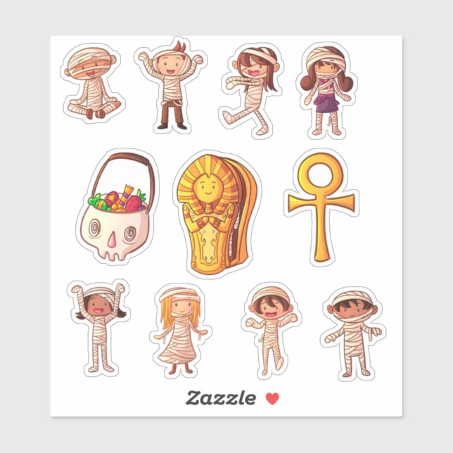 Adesivo Halloween da mamãozinha bonita (Folha)