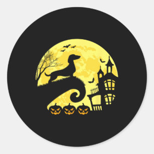 Adesivo Halloween Dachshund Weenie Wiener Moonshine Sausag
