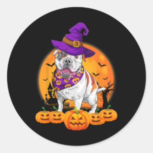 Adesivo Halloween de bruxaria de abóbora americana
