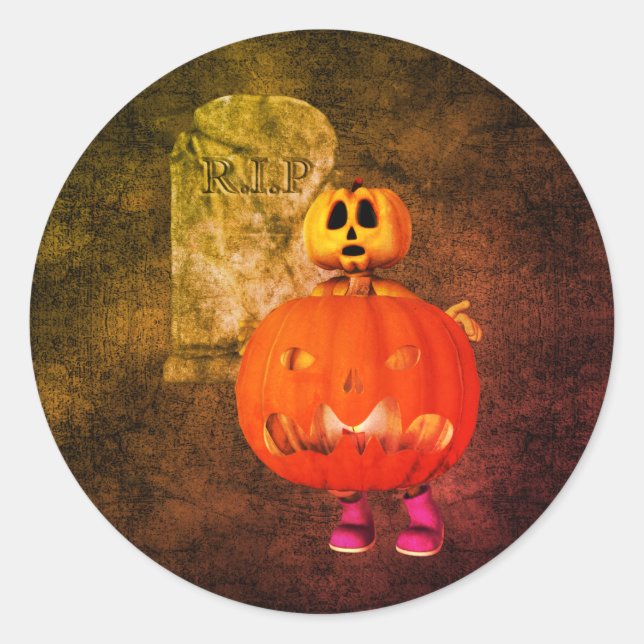 Adesivo Halloween Do Homem De Bomba (Frente)