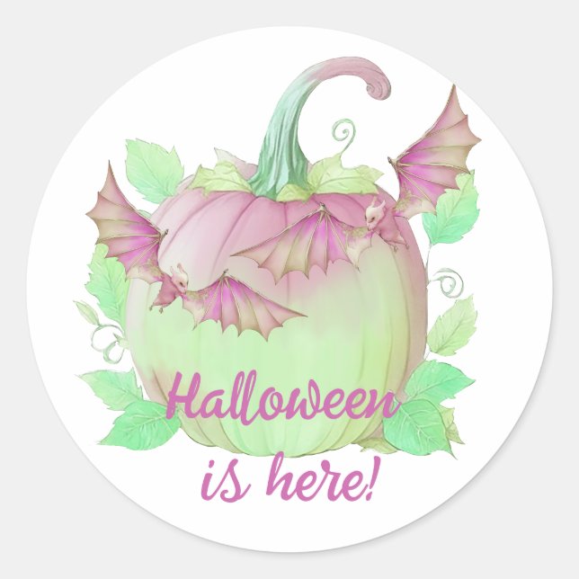 Adesivo Halloween está aqui (Frente)