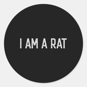 Adesivo Halloween Eu Sou Um Rato Divertido Ratos Por Mais 