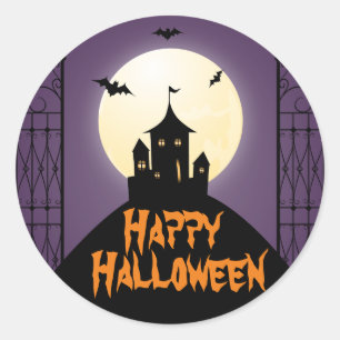 Adesivo Halloween feliz em casa