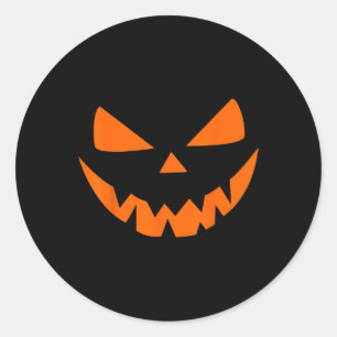 Adesivo Halloween Figurume Jack O'Lanterna Pumpkin Face Wo