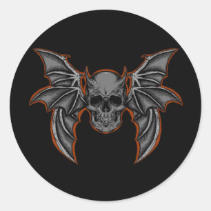 Adesivo Halloween Floral Sugar Skype