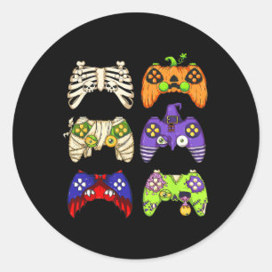 Adesivo Halloween Gaming Controller Men Boys Gamer Ha
