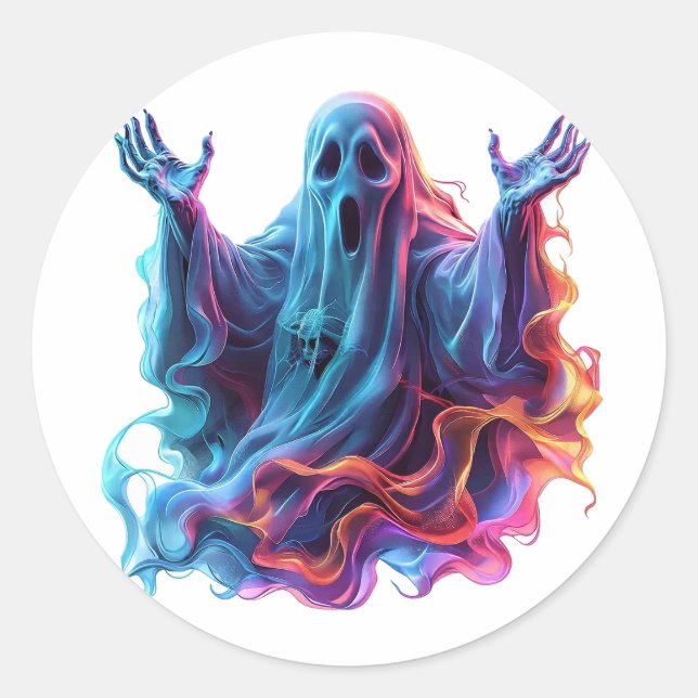 Adesivo Halloween Ghost (Frente)