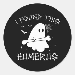 Adesivo Halloween Ghost Encontrei Humero Engraçado Homens