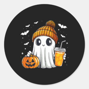 Adesivo Halloween Ghost Pumpkin Spice Latino outono Co