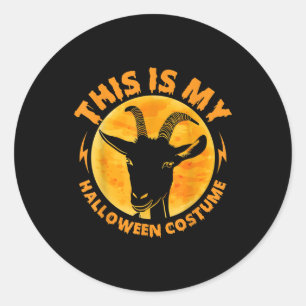 Adesivo Halloween Goat Costumes Funny Goat Farming Farmer