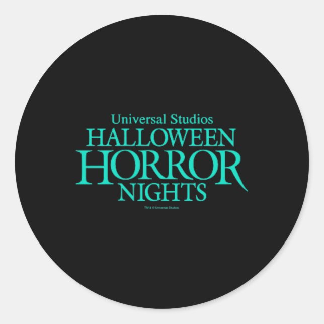 Adesivo Halloween Horror Nights HHN Monstros Universais de (Frente)