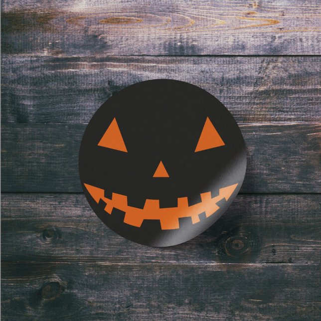 Adesivo Halloween Jack O Lantern Silhout Sticker (Halloween Jack O Lantern Silhouette Sticker)
