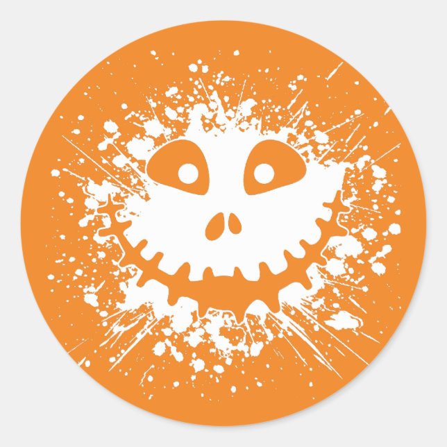 Adesivo Halloween Jack-O-Lantern Sticker (Frente)