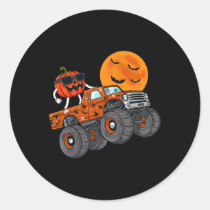 Adesivo Halloween Jack O Lanterna Monster Truck Toddler Bo