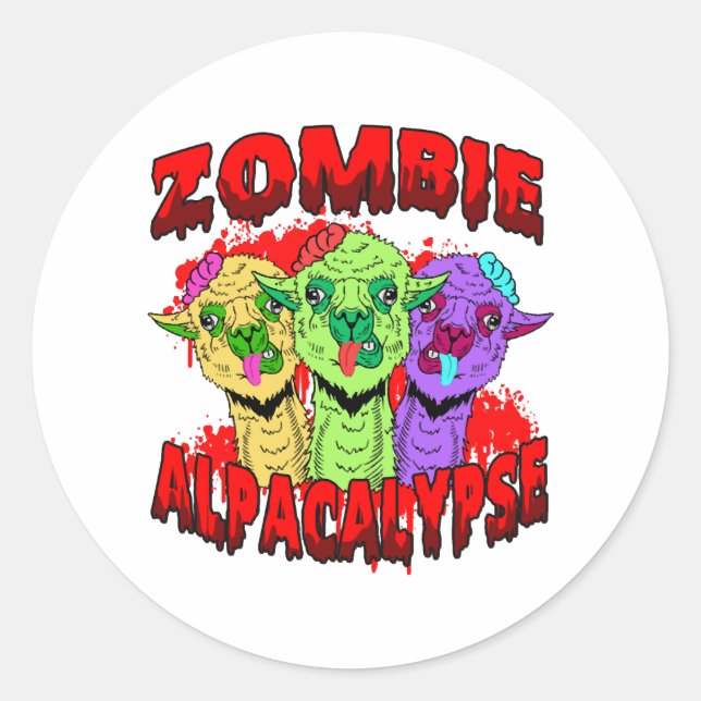 Adesivo Halloween Llama Alpaca Funny Lama Glama Legal Pres (Frente)