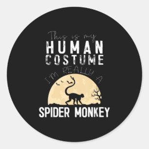 Adesivo Halloween, Macaco-Aranha Humano