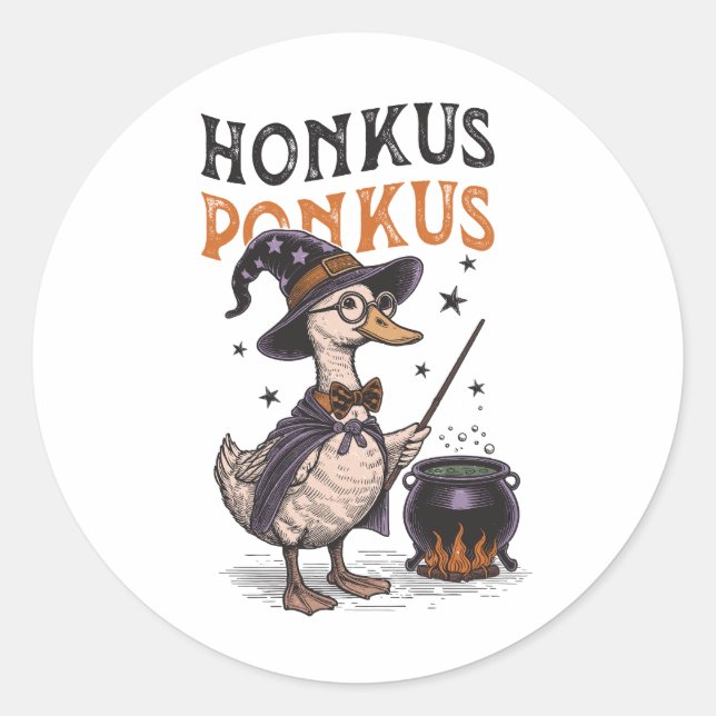 Adesivo Halloween Madre Goose (Frente)