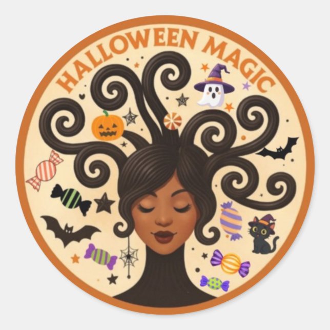 Adesivo Halloween Magic (Frente)