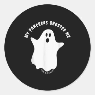 Adesivo Halloween Meu Pâncreas Me Enganou, Diabetes Tipo 1
