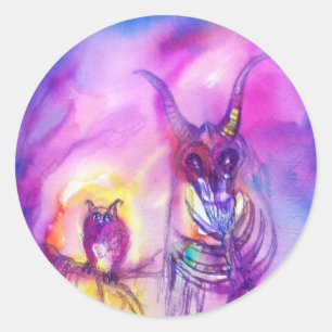 Adesivo HALLOWEEN MONSTERS / ORC WAR Red Purple Fantasy