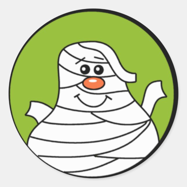 Adesivo Halloween Mummy Sticker (Frente)