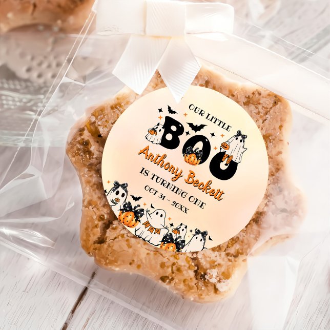 Adesivo Halloween, nossa pequena festa de primeiro anivers (Criador carregado)