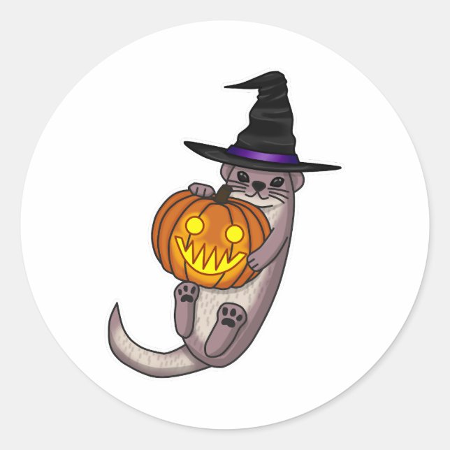 Adesivo Halloween Otter (Frente)