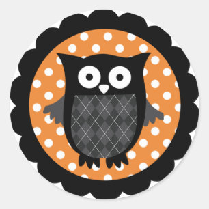 Adesivo Halloween Owl Sticker