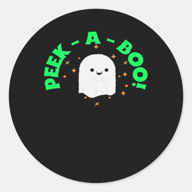 Adesivo Halloween - Peekabo (Frente)