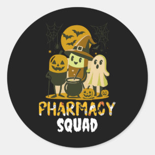 Adesivo Halloween Pharmacy Squad Pills Farmacêutica de fan