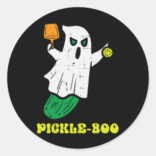 Adesivo Halloween Pickleball Pickleball Boo Ghost Costume