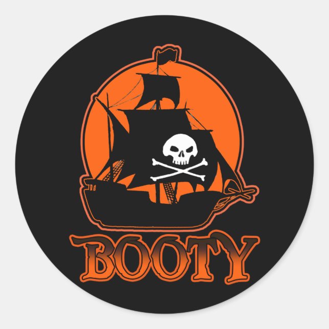 Adesivo Halloween Pirate Booty (Frente)