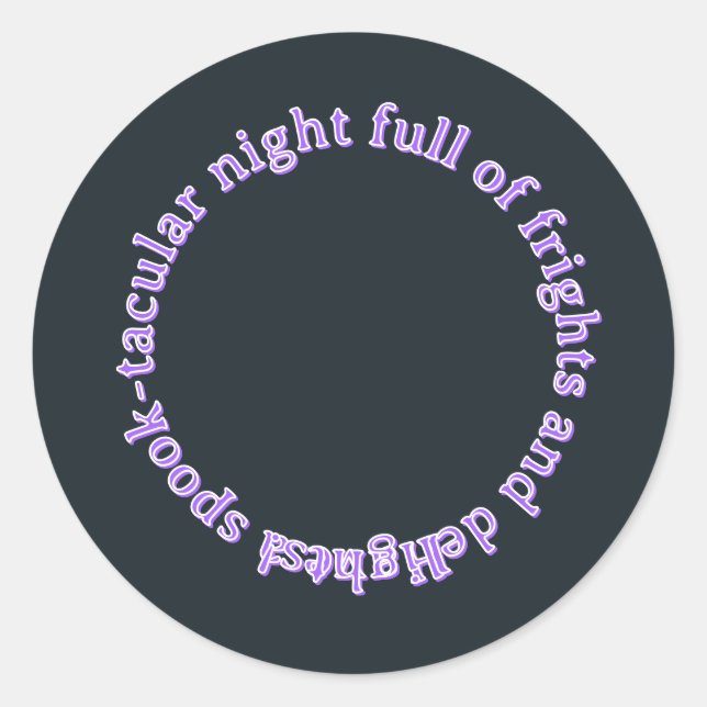 Adesivo Halloween Postcard (Frente)