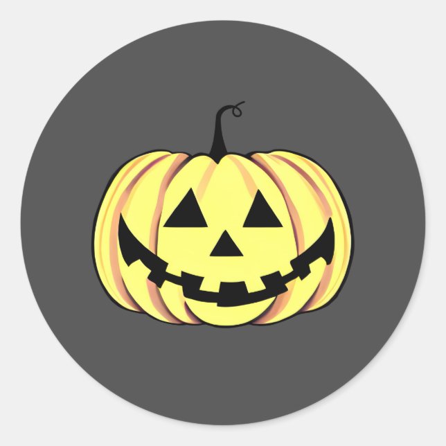 Adesivo Halloween Pumpkin (Frente)