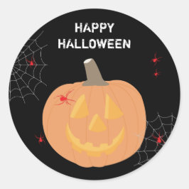 Adesivo Halloween Pumpkin Feliz Dia das Bruxas