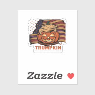 Adesivo Halloween, Pumpkin Trumpkin, Faça Excelente de Hal