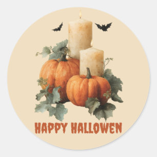 Adesivo Halloween Pumpkins and Candles Art