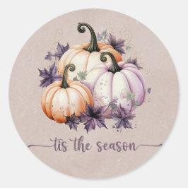 Adesivo Halloween Purple Pumpkin Season