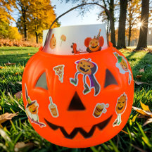 Halloween Roller Skating Jack-o'-lanterns