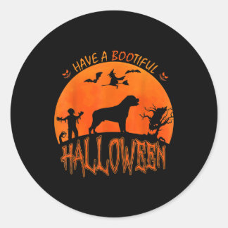 Adesivo Halloween Rottweiler Cachorro Engraçado Costume