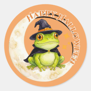 Adesivo Halloween Sapo Bonito Sapo Bruxa