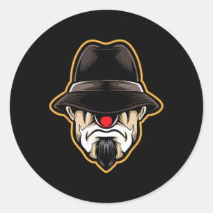 Adesivo Halloween Scary Clowy Cholo Gangster