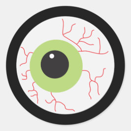 Adesivo Halloween Scary Eyeball